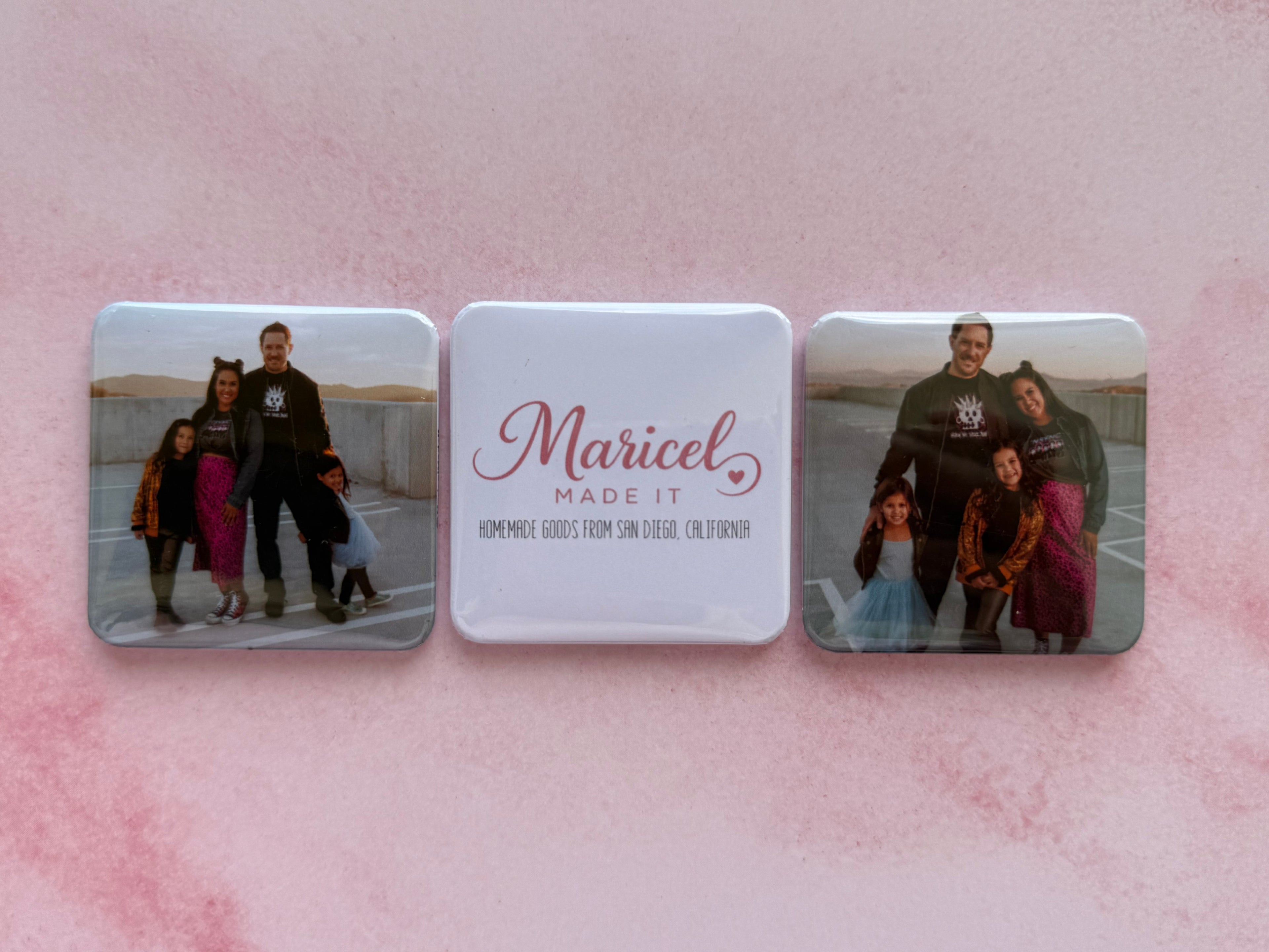 3 2x2 Custom Photo Magnets